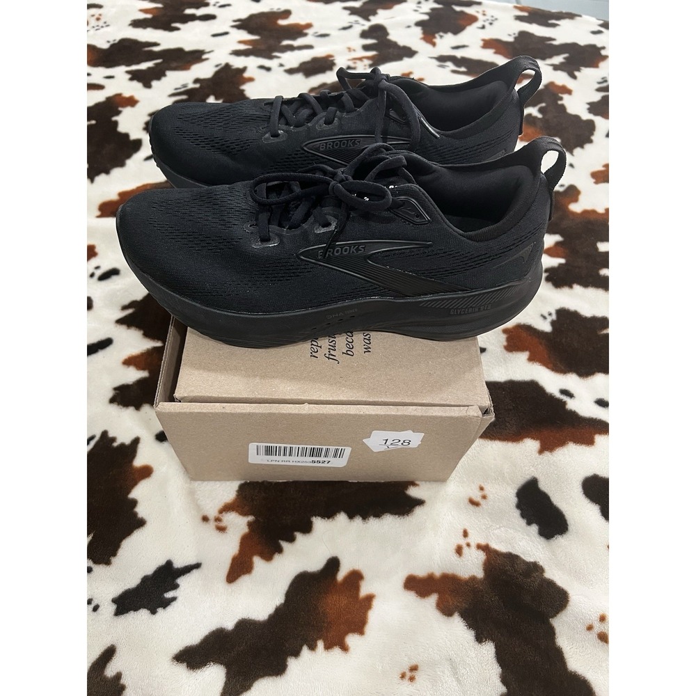 WOMEN'S BROOKS GLYCERIN 22 RUNNING Athletic Shoes Black Size 11.5M - Picture 2 of 8
